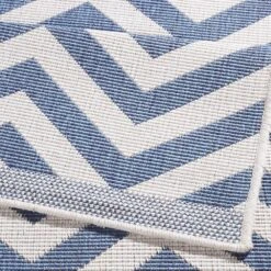 In- & Outdoor Wendeteppich Palma Blau Creme 9 In- & Outdoor Wendeteppich Palma Blau Creme -Heimtextilien northrugs in and outdoor wendeteppich palma blau creme 2