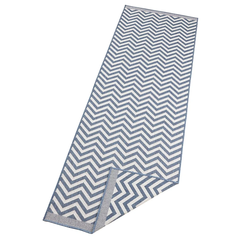 In- & Outdoor Wendeteppich Palma Blau Creme 6 In- & Outdoor Wendeteppich Palma Blau Creme – Bild 6