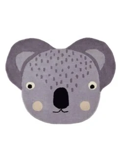 Teppich "Koala" In Grau - (B)100 X (H)85 Cm