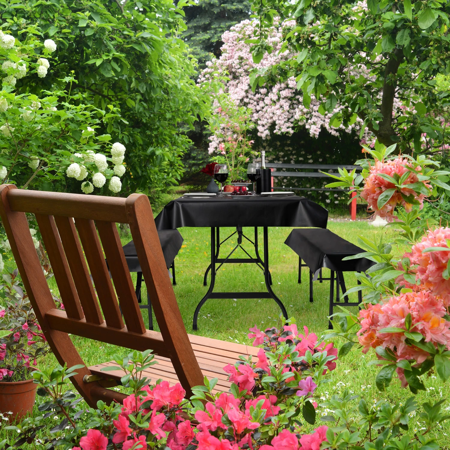 12x Bierzeltgarnitur Auflage In Rot 5 12x Bierzeltgarnitur Auflage In Rot – Bild 5