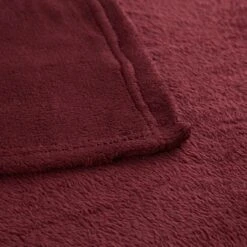 3x Kuscheldecke In Bordeaux - (B)200 X (T)220 Cm -Heimtextilien relaxdays 3x kuscheldecke in bordeaux b 200 x t 220 cm 3