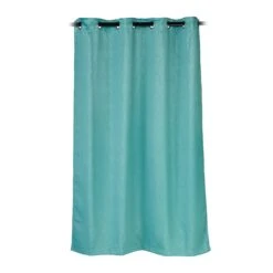 4 X Vorhang "Muster" In Grün - (B)135 X (H)175 Cm