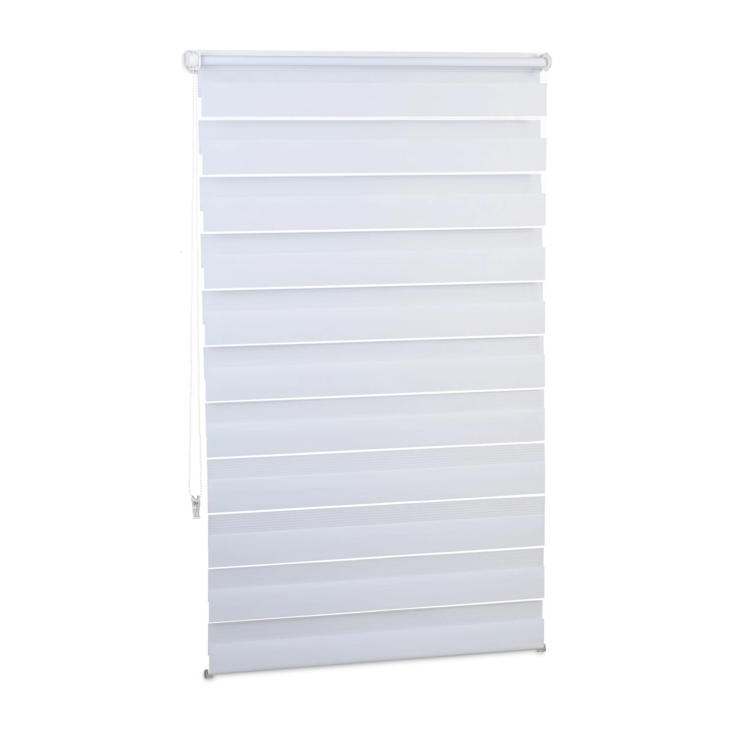 4x Doppelrollo In Weiß - (B)81 X (H)156 Cm 3 4x Doppelrollo In Weiß - (B)81 X (H)156 Cm – Bild 3
