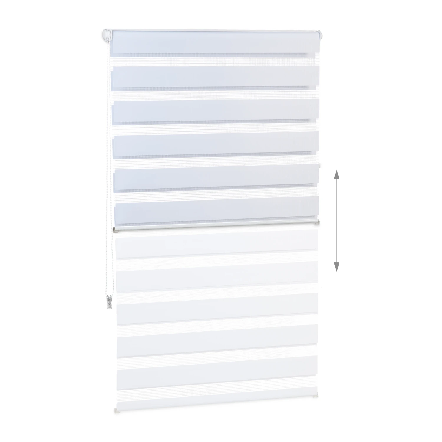 4x Doppelrollo In Weiß - (B)81 X (H)156 Cm 5 4x Doppelrollo In Weiß - (B)81 X (H)156 Cm – Bild 5