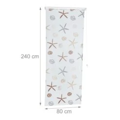 Duschrollo Ocean In Semitransparent - (L)240 X (B)80 Cm 10 Duschrollo Ocean In Semitransparent - (L)240 X (B)80 Cm -Heimtextilien relaxdays duschrollo ocean in semitransparent l 240 x b 80 cm 3