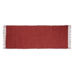 Flickenteppich In Rot - (B)80 X (T)200 Cm