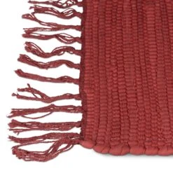 Flickenteppich In Rot - (B)80 X (T)200 Cm -Heimtextilien relaxdays flickenteppich in rot b 80 x t 200 cm 4