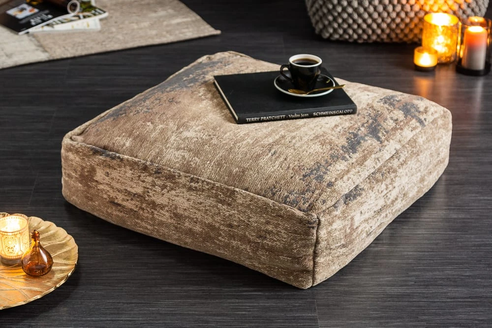 Bodenkissen MODERN ART In Braun-Beige - 70 X 20 X 70cm 3 Bodenkissen MODERN ART In Braun-Beige - 70 X 20 X 70cm – Bild 3