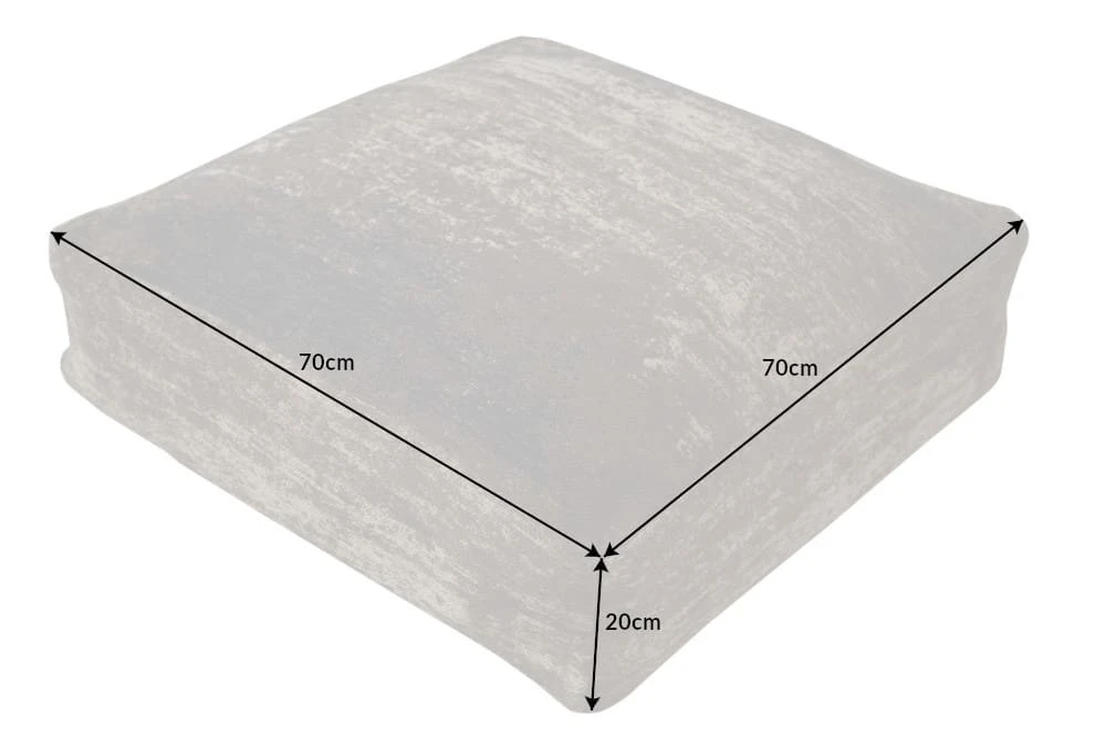 Bodenkissen MODERN ART In Braun-Beige - 70 X 20 X 70cm 8 Bodenkissen MODERN ART In Braun-Beige - 70 X 20 X 70cm – Bild 8