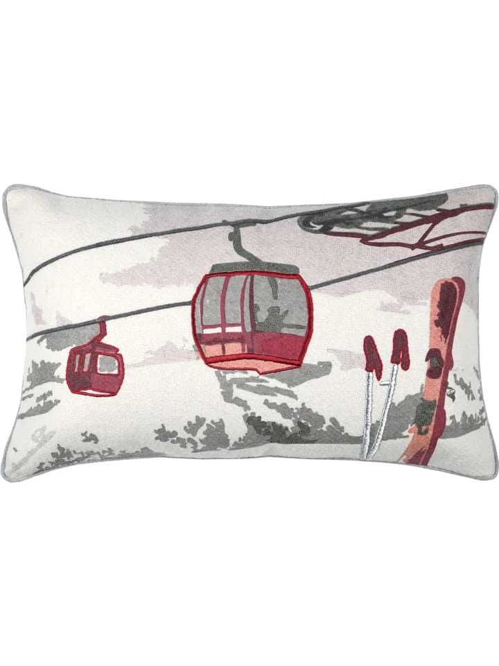 Kissen "Albertville" In Grau/ Creme - (L)50 X (B)30 Cm 3 Kissen "Albertville" In Grau/ Creme - (L)50 X (B)30 Cm – Bild 3