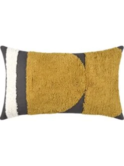 Kissen "Lenny" In Grau/ Gelb - (L)50 X (B)30 Cm -Heimtextilien stof france kissen lenny in grau gelb l 50 x b 30 cm 2