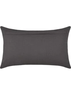 Kissen "Lenny" In Grau/ Gelb - (L)50 X (B)30 Cm