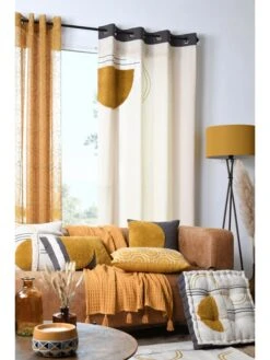 Kissen "Lenny" In Grau/ Gelb - (L)50 X (B)30 Cm -Heimtextilien stof france kissen lenny in grau gelb l 50 x b 30 cm 3