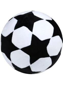 Kissen "Maracana" In Weiß/ Schwarz