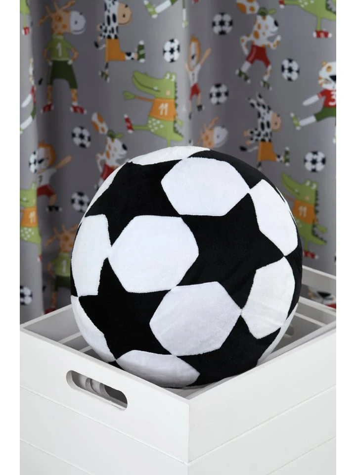 Kissen "Maracana" In Weiß/ Schwarz 4 Kissen "Maracana" In Weiß/ Schwarz – Bild 4