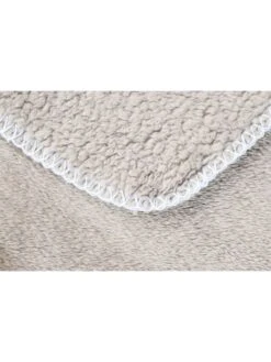 Plaid "Calin" In Beige - (L)160 X (B)130 Cm