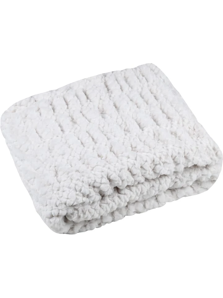 Plaid "Hayden" In Weiß - (L)160 X (B)130 Cm 1 Plaid "Hayden" In Weiß - (L)160 X (B)130 Cm