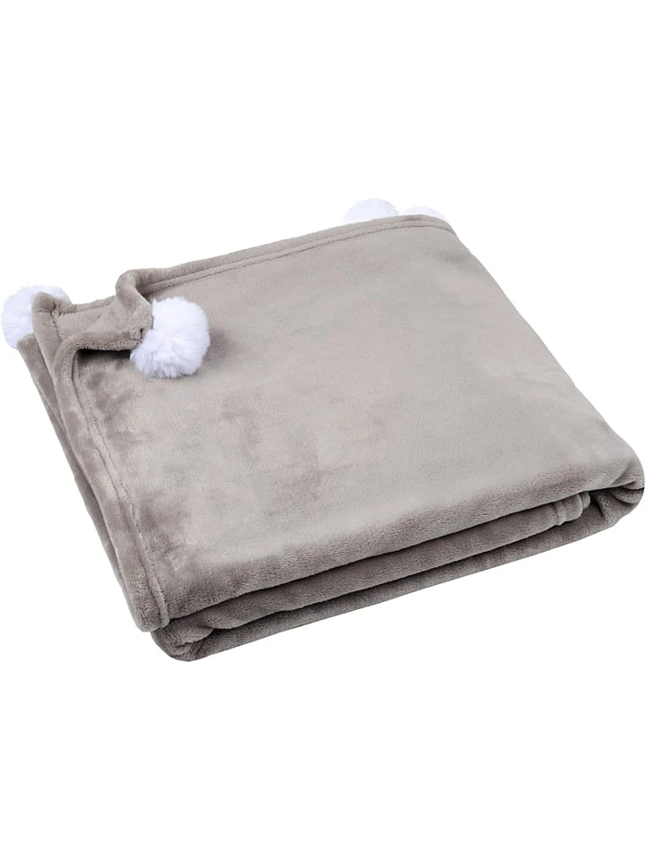 Plaid "Mellow" In Beige - (L)160 X (B)130 Cm 1 Plaid "Mellow" In Beige - (L)160 X (B)130 Cm