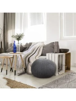 Plaid In Grau - (L)150 X (B)120 Cm -Heimtextilien the home deco factory plaid in grau l 150 x b 120 cm 2