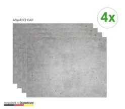 Tischset I Platzset Abwaschbar - Helle Beton Optik- Aus Vinyl 4 St. - 44x32cm 9 Tischset I Platzset Abwaschbar - Helle Beton Optik- Aus Vinyl 4 St. - 44x32cm -Heimtextilien tischsetmacher de tischset i platzset abwaschbar helle beton optik aus vinyl 4 st 44x32cm 3