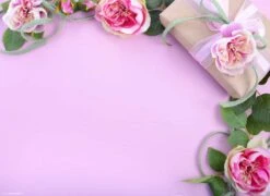 Tischsets I Platzsets "Rosen Mit Geschenk" (L)32 X (B)44