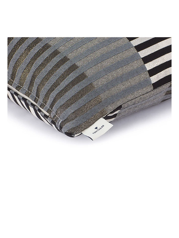 Kissenhülle "Glamour Stripe" In Schwarz 2 Kissenhülle "Glamour Stripe" In Schwarz – Bild 2