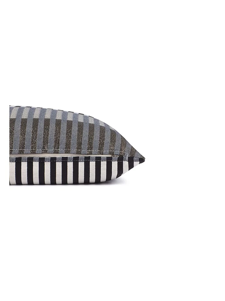 Kissenhülle "Glamour Stripe" In Schwarz 3 Kissenhülle "Glamour Stripe" In Schwarz – Bild 3