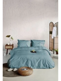 Bettwäsche-Set "Forever" In Blau 8 Bettwäsche-Set "Forever" In Blau -Heimtextilien walra bettwasche set forever in blau 2