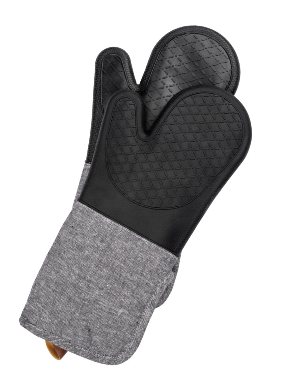 Wenko Topfhandschuhe Silikon Ada Schwarz, 2er In Grau 1 Wenko Topfhandschuhe Silikon Ada Schwarz, 2er In Grau