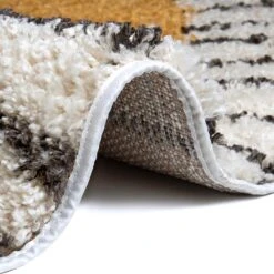 Hochflor Kinderteppich Lion Thal Orange Beige Creme 160 Cm -Heimtextilien zala living hochflor kinderteppich lion thal orange beige creme 160 cm 3